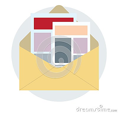 News latter Business concept vector design. Vector Illustration