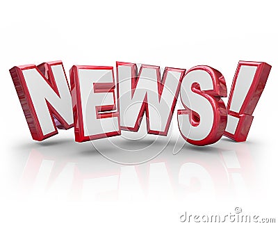 News Update Alert Share Information Gossip Buzz Rumor Stock Photo