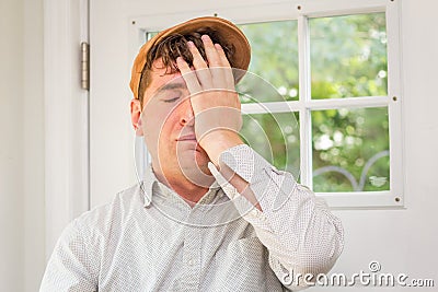 Newsboy Fashion Man Stock Photo