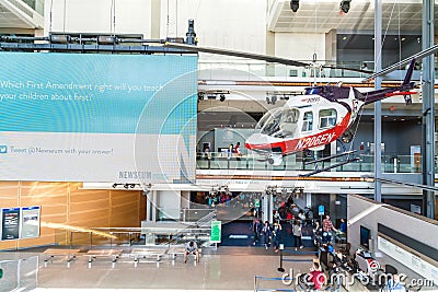 Newseum in Washington, DC, the United States Editorial Stock Photo