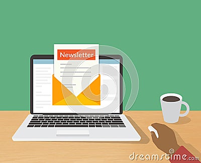 Newsletter Vector Illustration