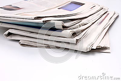 Newspaper Stock Photo