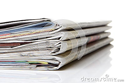 Newspaper, journal Stock Photo
