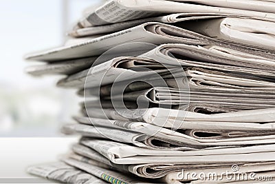 Newspaper Stock Photo