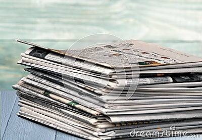 Newspaper Stock Photo