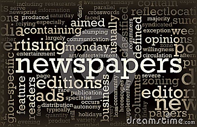 Newspapers Stock Photo