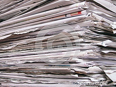 Newspapers Stock Photo