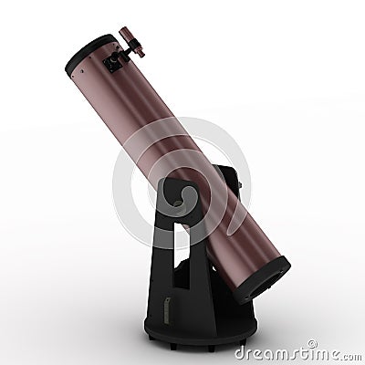 Newtonian telescope Stock Photo