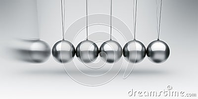 Newtons cradle Stock Photo