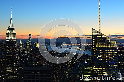 Newyork City View Editorial Stock Photo