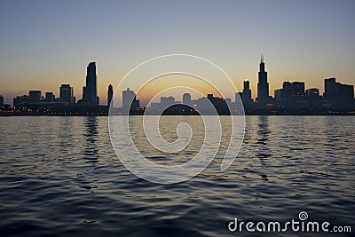 newyork sunset Editorial Stock Photo