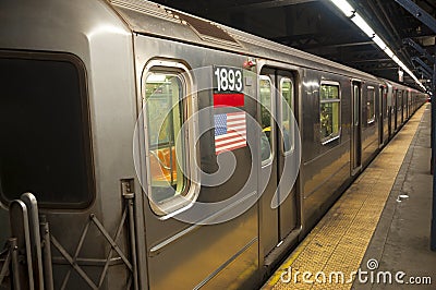 NewYorkCity Subway Editorial Stock Photo