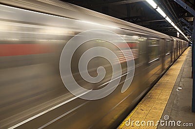 NewYorkCity Subway Stock Photo