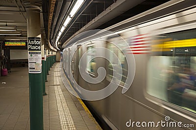 NewYorkCity Subway Stock Photo