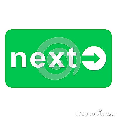 Next arrow button Stock Photo