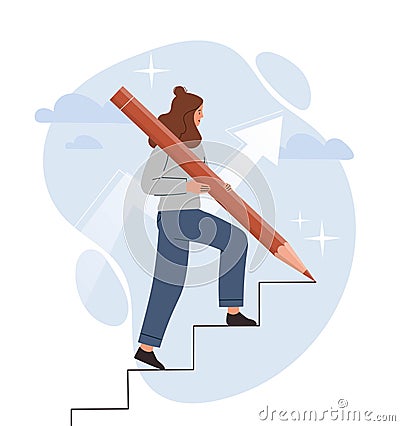 Next steps concept Vector Illustration