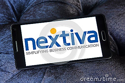 Nextiva company logo Editorial Stock Photo
