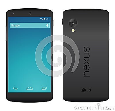 Nexus 5 Vector Illustration