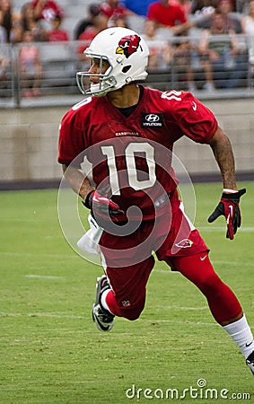 NFL Arizona Cardinals Football Pre-season Training Camp Practice Editorial Stock Photo