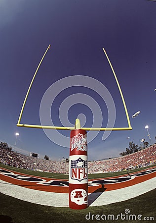 NFL Goal Post Editorial Stock Photo