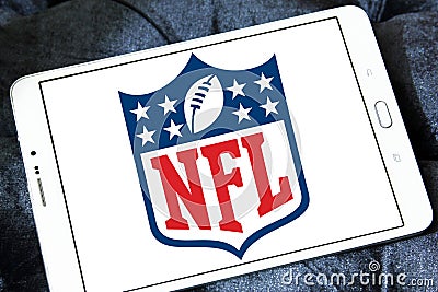 Nfl, National Football League logo Editorial Stock Photo
