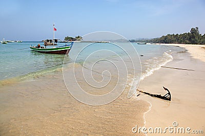 Ngapali Beach Myanmar Stock Photo