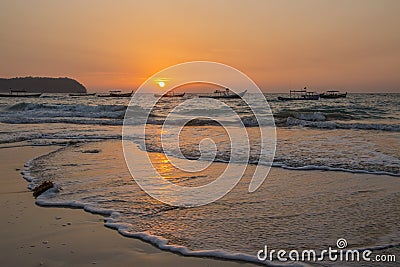 Ngapali Beach - Rakhine State - Myanmar (Burma) Stock Photo