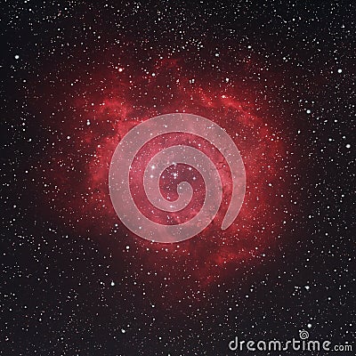 NGC 2237 - Rosette Nebula Stock Photo