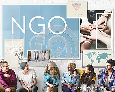 NGO Contribution Corporate Foundation Nonprofit Concept Stock Photo