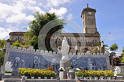 Nha Trang Cathedral Stock Photo