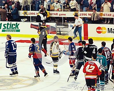 1996 NHL All-Star game Editorial Stock Photo