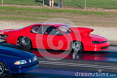 NHRA 30th Annual Fall Classic at the Woodburn Dragstrip Editorial Stock Photo