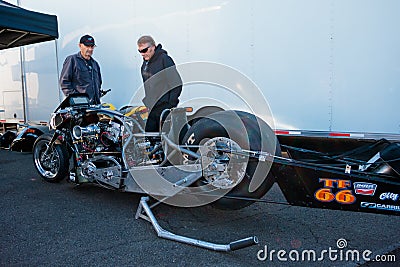 NHRA 30th Annual Fall Classic at the Woodburn Dragstrip Editorial Stock Photo