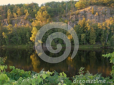 Niagara Bluff Stock Photo