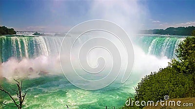 Niagara Falls a beautiful summer day Stock Photo