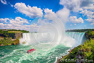 Niagara falls in Canada Editorial Stock Photo