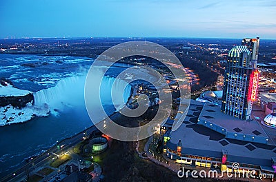 Niagara Falls Casino and Resorts Editorial Stock Photo