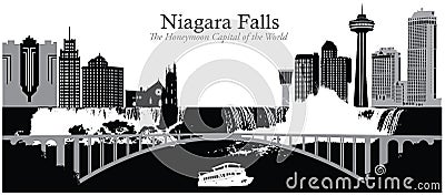 Niagara Falls Vector Illustration