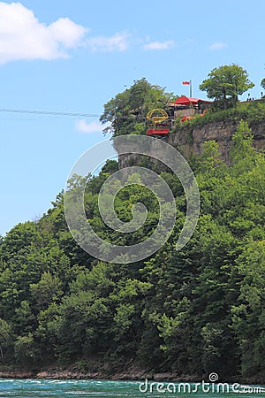 The Niagara Gorge Cable Car Ride Stock Photo