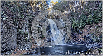 Bushkill Falls `Niagara of Pennsylvania` 2 Stock Photo