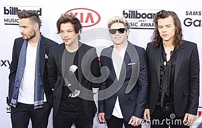 Niall Horan, Liam Payne, Harry Styles and Louis Tomlinson of One Direction Editorial Stock Photo