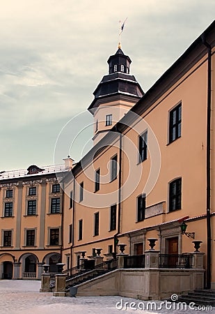 Niasvizh palace - Belarus Stock Photo