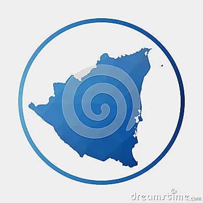 Nicaragua icon. Vector Illustration