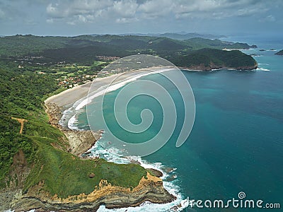 Nicaragua travel destination aerial view Stock Photo