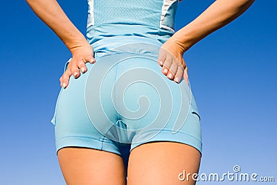 Nice buttocks Stock Photo