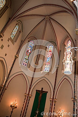 Nice church in France Stock Photo