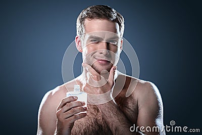 Nice concept for male beauty Stock Photo