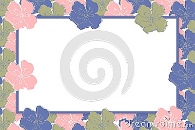 Nice Elegant Floral Frame or Border Background Vector Illustration