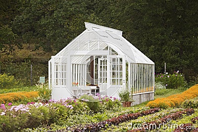 Nice greenhouse Stock Photo