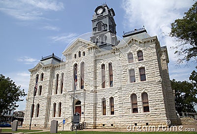 Historic building Granbury courthouse Editorial Stock Photo